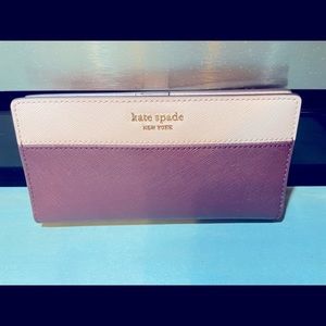 NWT Maroon & Pink Kate Spade Wallet